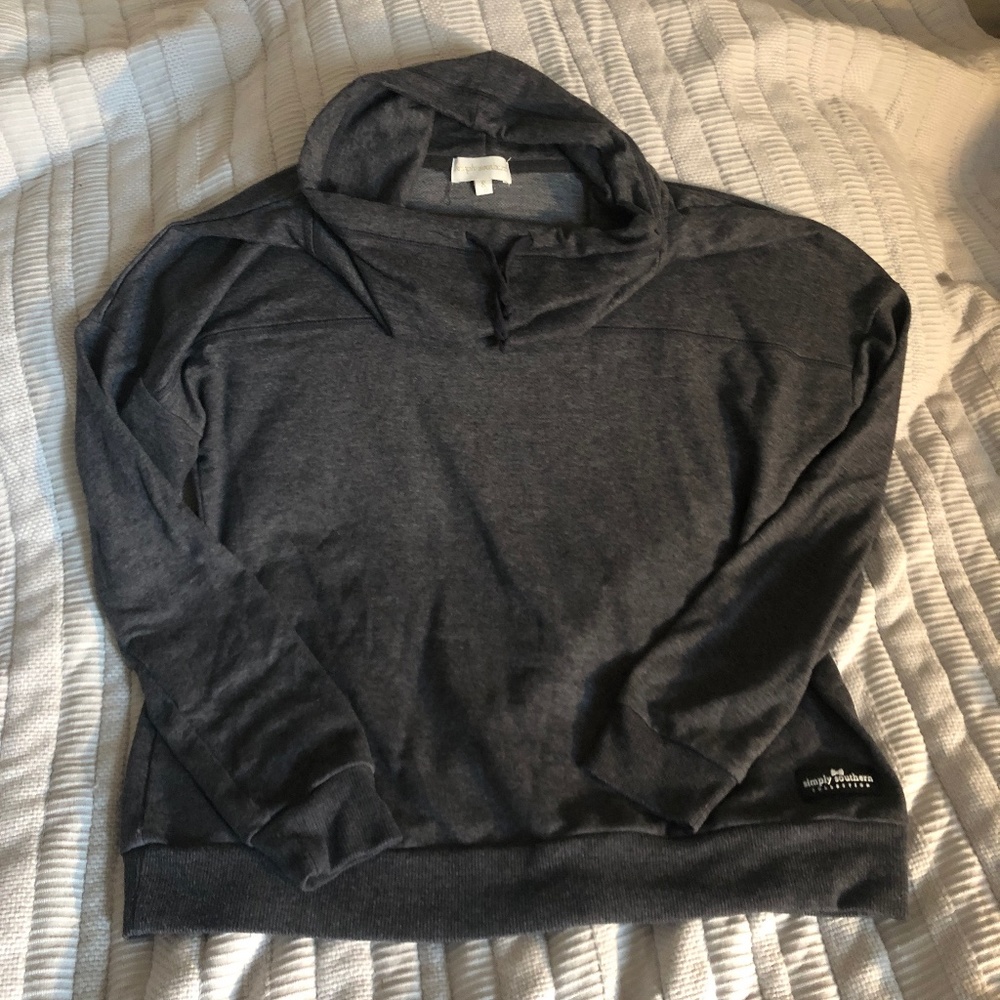 Simply Southern Cow Neck Sweatshirt